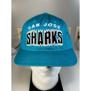 Vintage San Jose Sharks Hat Cap SnapBack 90s Starter The Natural‎ USA NHL